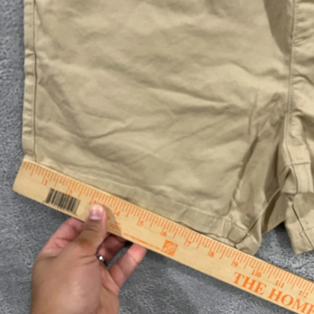 Prana Mojave Chino Shorts Mens 2XS Beige Organic Cotton Stretch Standard Fit